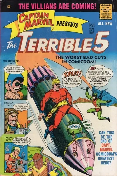 دانلود کمیک Captain Marvel Presents The Terrible Five #5 (1967)