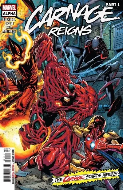 دانلود کمیک Carnage Reigns – Alpha #1 (2023)