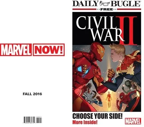 دانلود کمیک Civil War II Daily Bugle Newspaper
