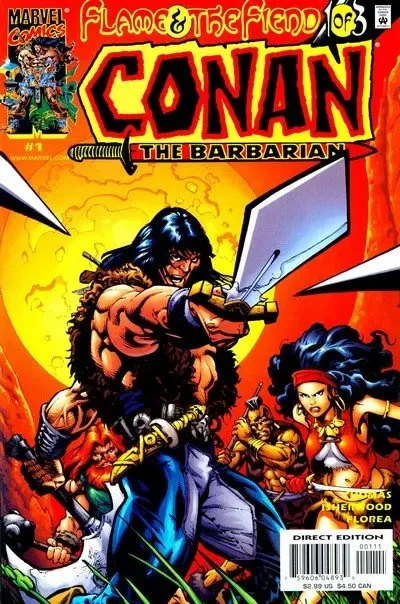 دانلود کمیک Conan – Flame and the Fiend #1 – 3 (2000)