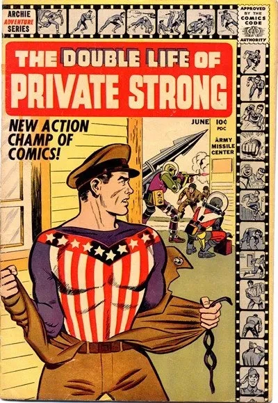 دانلود کمیک Double Life of Private Strong #1 – 2 (1959)