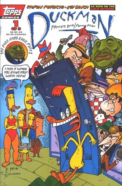 دانلود کمیک Duckman – The Mob Frog Saga #1 – 3 (1994-1995)