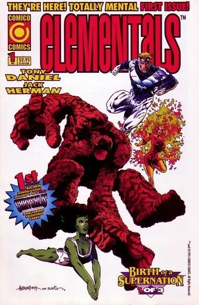 دانلود کمیک Elementals Vol. 1 – 3 + Extras (Collection) (1984-1997)