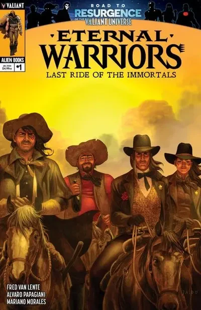 دانلود کمیک Eternal Warriors – Last Ride Of The Immortals #1 (2024)