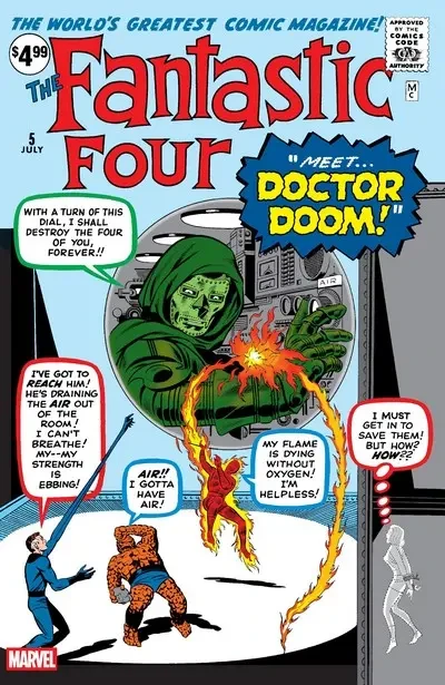 دانلود کمیک Fantastic Four #5 Facsimile Edition (2025)