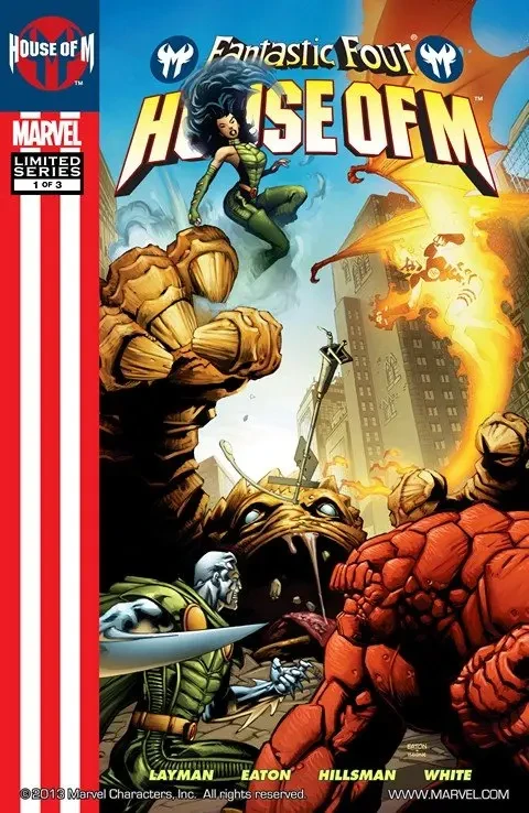 دانلود کمیک Fantastic Four – House of M #1 – 3 (2005)