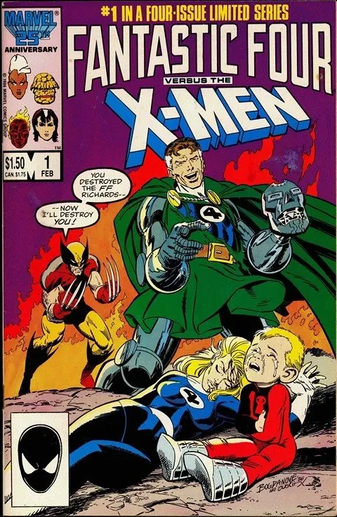 دانلود کمیک Fantastic Four Vs. X-Men #1 – 4 (1986-1987)