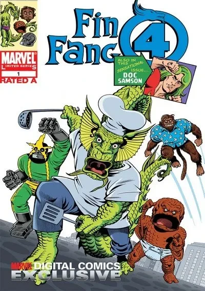 دانلود کمیک Fin Fang Four #1 – 4 + Preview + Return (2009)