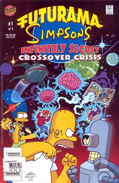 دانلود کمیک Futurama – Simpsons Infinitely Secret Crossover Crisis #1 – 2 (2002)