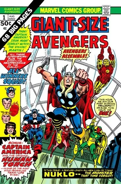 دانلود کمیک Giant-Size Avengers #1 – 5 (1974-1975)