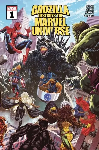 دانلود کمیک Godzilla Destroys the Marvel Universe #1 (2025)