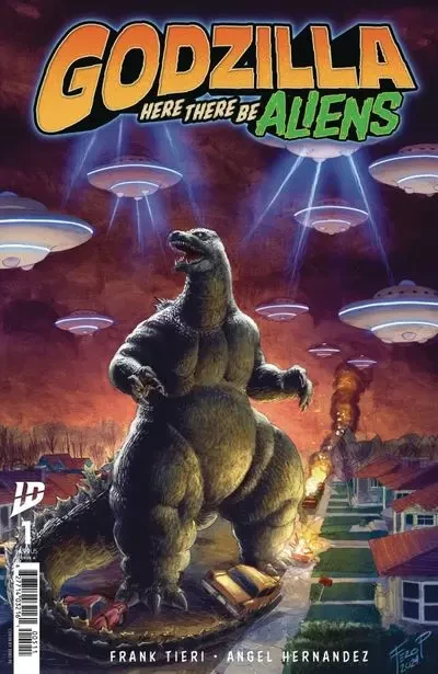 دانلود کمیک Godzilla – Here There Be Aliens #1 (2025)