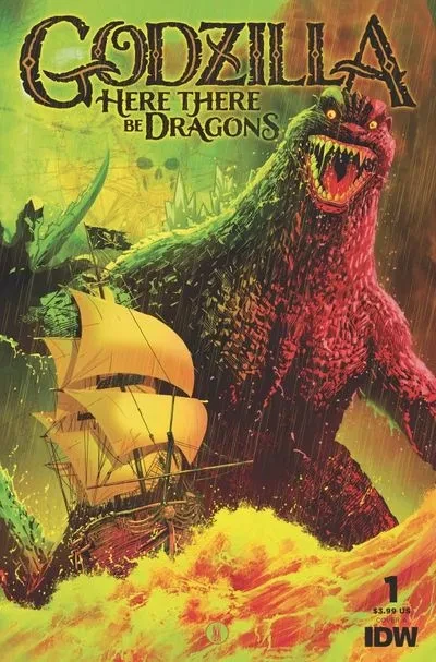 دانلود کمیک Godzilla – Here There Be Dragons #1 (2023)