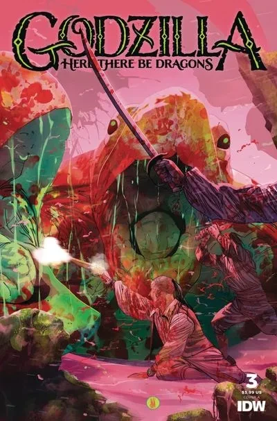 دانلود کمیک Godzilla – Here There Be Dragons #3 (2023)