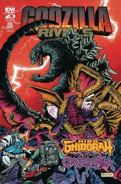 دانلود کمیک Godzilla Rivals – King Ghidorah vs. SpaceGodzilla #1 (2024)