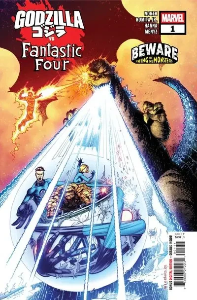 دانلود کمیک Godzilla vs. Fantastic Four #1 (2025)
