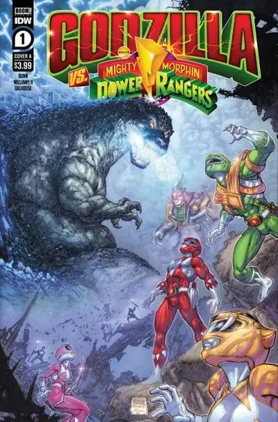 دانلود کمیک Godzilla vs. The Mighty Morphin Power Rangers #1 (2022)