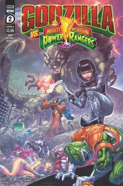 دانلود کمیک Godzilla vs. The Mighty Morphin Power Rangers #2 (2022)