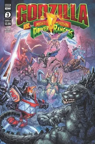 دانلود کمیک Godzilla vs. The Mighty Morphin Power Rangers #3 (2022)