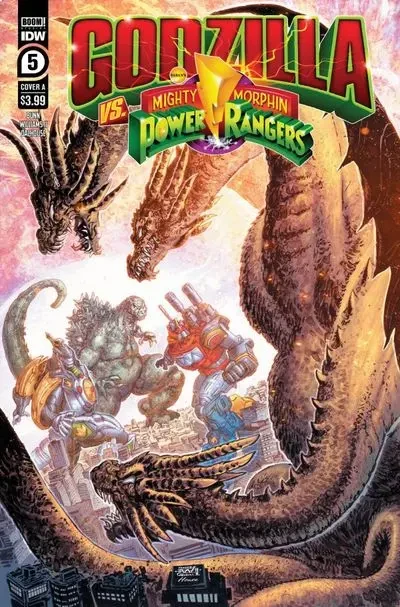دانلود کمیک Godzilla vs. The Mighty Morphin Power Rangers #5 (2022)