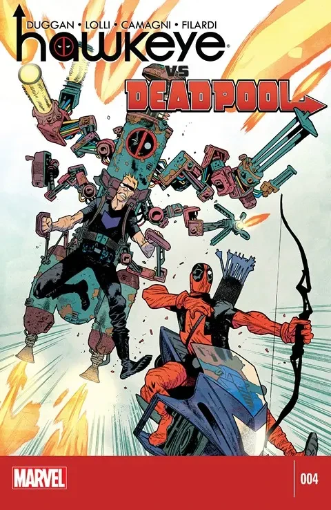 دانلود کمیک Hawkeye vs. Deadpool #4 (2015)