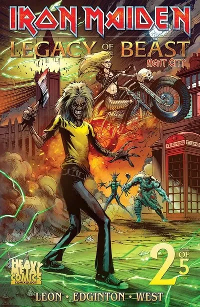 دانلود کمیک Iron Maiden – Legacy of the Beast – Night City #2 (2019)