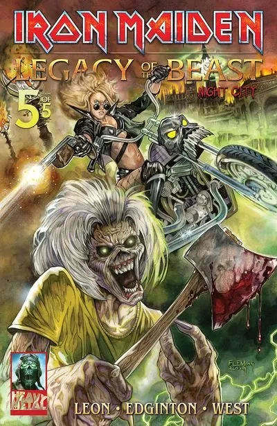 دانلود کمیک Iron Maiden – Legacy of the Beast – Night City #5 (2020)