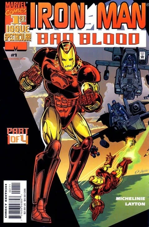 دانلود کمیک Iron Man Bad Blood #1 – 4 (2000)