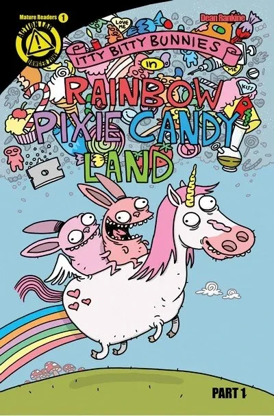 دانلود کمیک Itty Bitty Bunnies in Rainbow Pixie Candy Land #1 – 3 (2013-2014)
