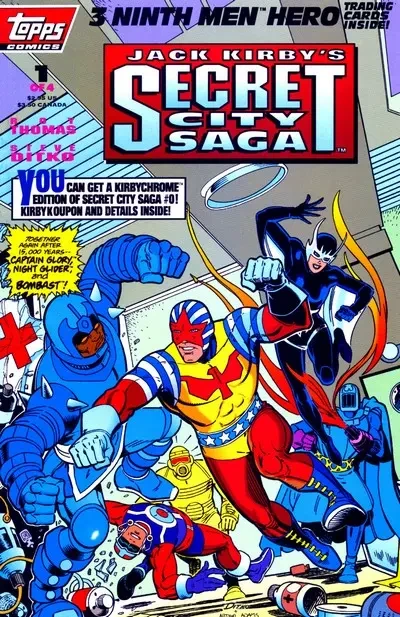 دانلود کمیک Jack Kirby’s Secret City Saga #0 – 4 (1993)