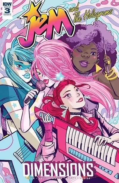 دانلود کمیک Jem And The Holograms – Dimensions #3 (2018)