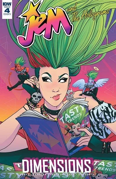 دانلود کمیک Jem And The Holograms – Dimensions #4 (2018)