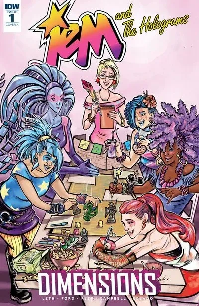 دانلود کمیک Jem and the Holograms – Dimensions #1 (2017)