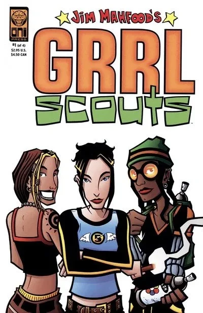 دانلود کمیک Jim Mahfood’s Grrl Scouts #1 – 4 (1999)
