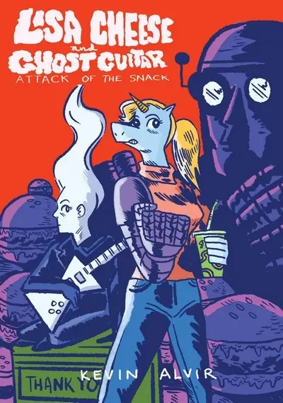 دانلود کمیک Lisa Cheese and Ghost Guitar Book 1 – Attack of the Snack (2023)