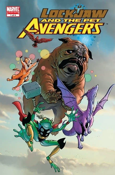 دانلود کمیک Lockjaw and the Pet Avengers #1 – 4 (2009)
