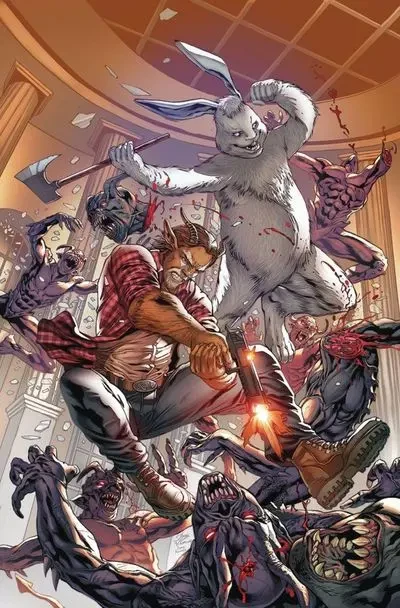 دانلود کمیک Man Goat and The Bunnyman – Beware of The Pigman #2 (2024)