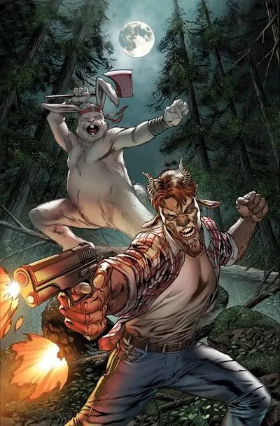 دانلود کمیک Man Goat and the Bunny Man 2023 Special #1 (2023)