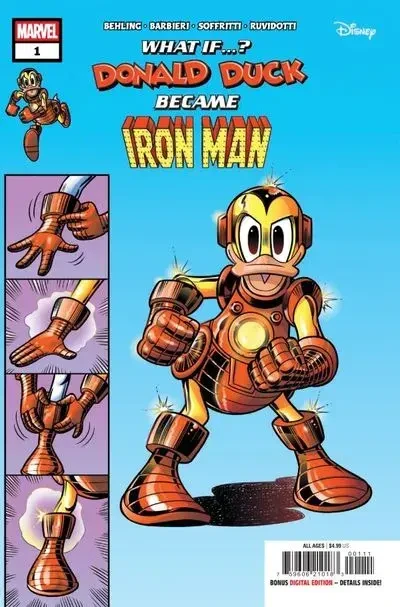دانلود کمیک Marvel & Disney – What If…? Donald Duck Became Iron Man #1