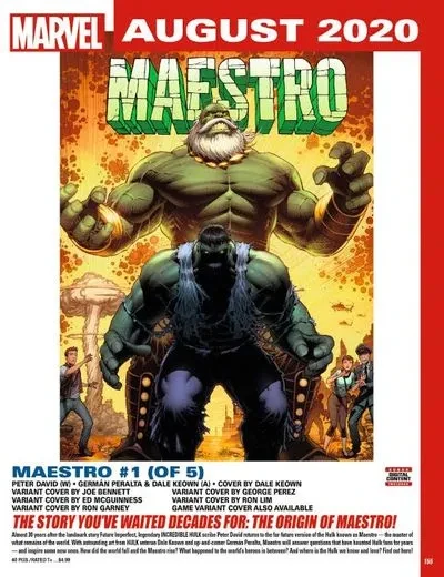 دانلود کمیک Marvel Previews (June for Aug 2020)