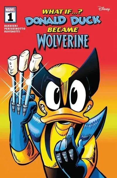 دانلود کمیک Marvel and Disney – What If…? Donald Duck Became Wolverine #1