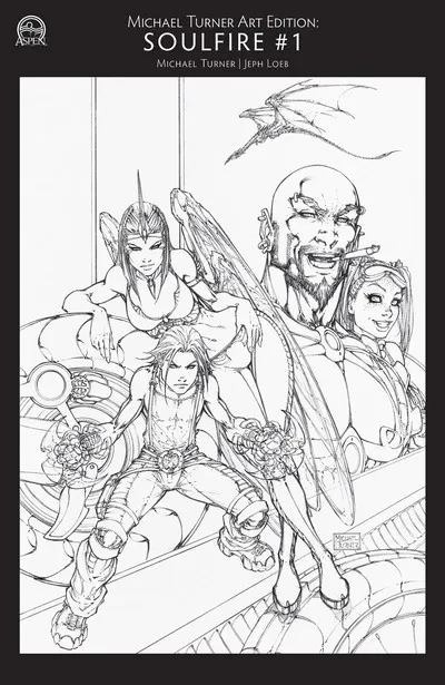 دانلود کمیک Michael Turner Art Edition – Soulfire #1 (2016)