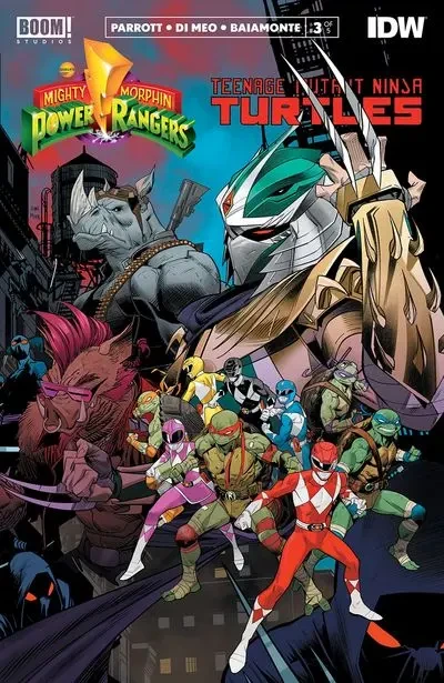 دانلود کمیک Mighty Morphin Power Rangers – Teenage Mutant Ninja Turtles #3 (2020)