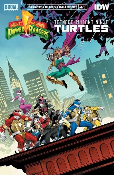 دانلود کمیک Mighty Morphin Power Rangers – Teenage Mutant Ninja Turtles #4 (2020)