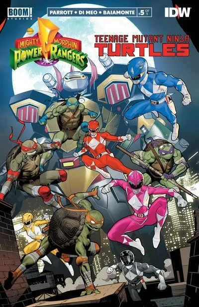 دانلود کمیک Mighty Morphin Power Rangers – Teenage Mutant Ninja Turtles #5 (2020)