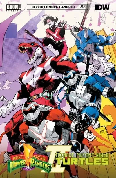 دانلود کمیک Mighty Morphin Power Rangers – Teenage Mutant Ninja Turtles II #5 (2023)