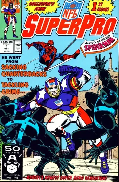 دانلود کمیک NFL SuperPro #1 – 12 (1991-1992)