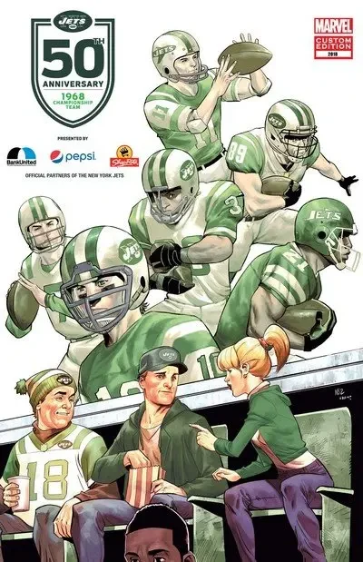 دانلود کمیک New York Jets, Exclusive Edition, 50th Anniversary – 1968 Championship Team (2018)