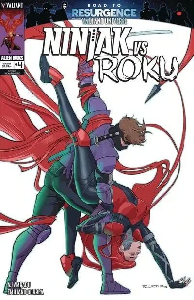 دانلود کمیک Ninjak Vs. Roku #4 (2024)