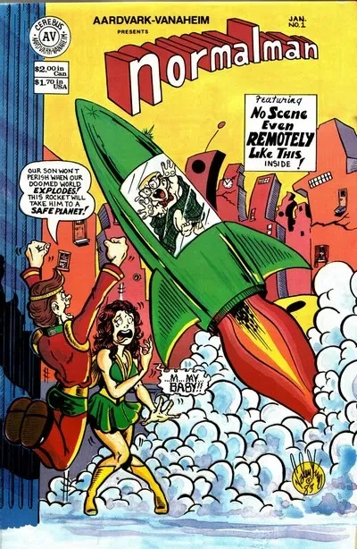 دانلود کمیک Normalman #0 – 12 (1984-1985)